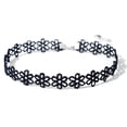 thumbnail image 1 of Ladies Choker Decorative Retro Flower Design Lace Choker Clavicle Necklace, 1 of 10