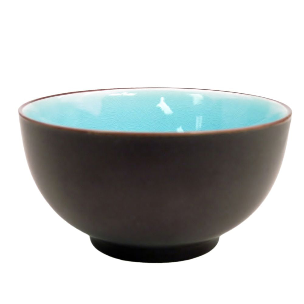 Japanese Style, Rice Bowl 10 Oz. Lake Blue 4-3/4"Dia. X 2-1/2"H