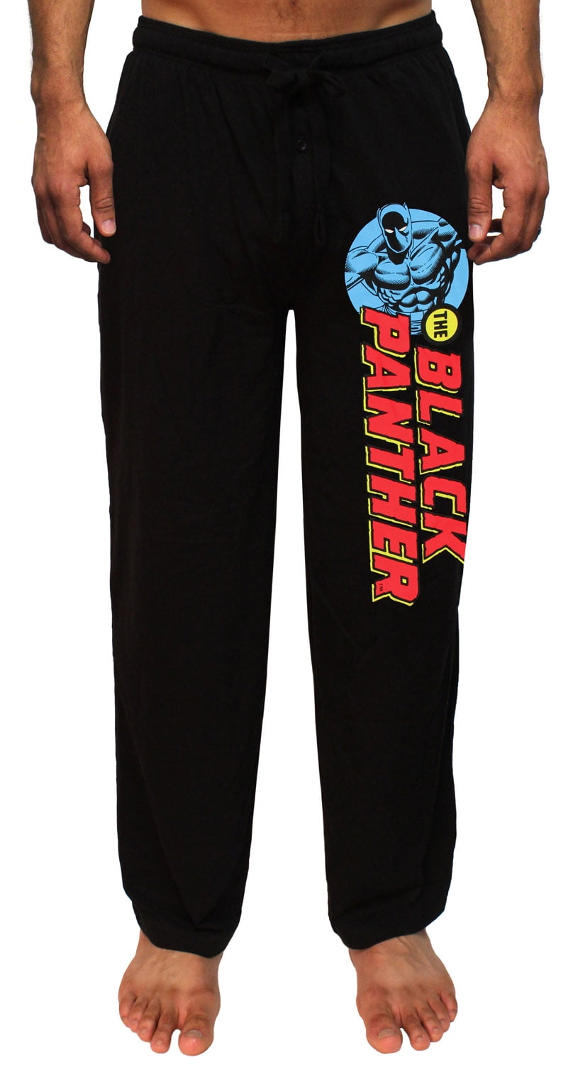 BLACK PANTHER Avengers ENDGAME movie MEN'S NEW Sleep LOUNGE Pajama FLEECE Pants 