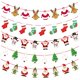 thumbnail image 2 of Merry Christmas Paper Banner Garland Xmas Decorations for Home Santa Ornament Hanging Flag 2024 Navidad New Year Party Supplies, 2 of 5