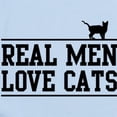 thumbnail image 2 of CafePress - Real Men Love Cats Body Suit - Long Sleeve Cotton Baby Bodysuit, 2 of 4