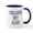 White/Navy Inside, variant on CafePress - Follow My Lead Mugs - 11 oz Ceramic Mug - Novelty Coffee Tea Cup