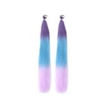 thumbnail image 1 of 2 extensiones de cabello de cola de caballo con lazo, elegantes extensiones de cola de caballo sintéticas para maquillaje de fiesta de disfraces. Púrpura Azul Rosa, 1 of 9