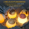 thumbnail image 3 of Luz de noche para niños con interruptor táctil temperatura de color 1800-6500K oso de fresa Electrónica, 3 of 4