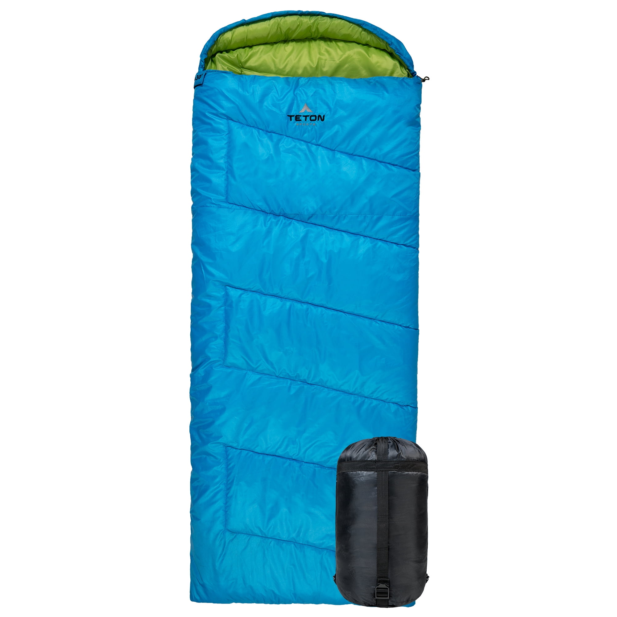 TETON Sports Cobalt 40 Degree Rectangular Sleeping Bag, Lightweight