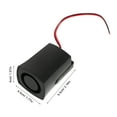 thumbnail image 2 of WHAMVOX Black Motorcycle Security Alarm System 12V Vehicle Backup Alarm for Car Reverse Safety, 2 of 8