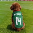 thumbnail image 3 of Summer Breathable Pet Jersey, Sport Style Pet Apparel for Dogs, Cute Fan Themed Outfit for Daily Wear, 3 of 5