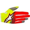 Alpinestars Radar Flight Youth Gloves (X-Small, Yellow Fluo/Red/Anthracite)