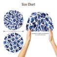 thumbnail image 5 of Disketp Blue Roses Adjustable Sleeping Hair Cap, Hairband Sleeping Cap Turban, Unisex, Available for Curly and Straight Hair, 5 of 6