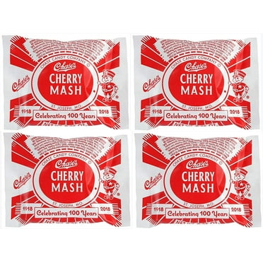 Chase's Cherry Mash Candy Bars 2.05 oz. (4 Pack)
