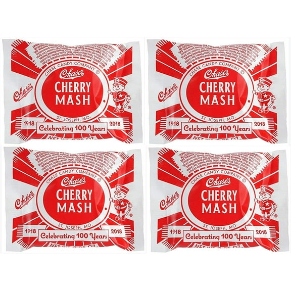 Chase’s Cherry Mash Candy Bars, 2.05 oz, 4 Pack