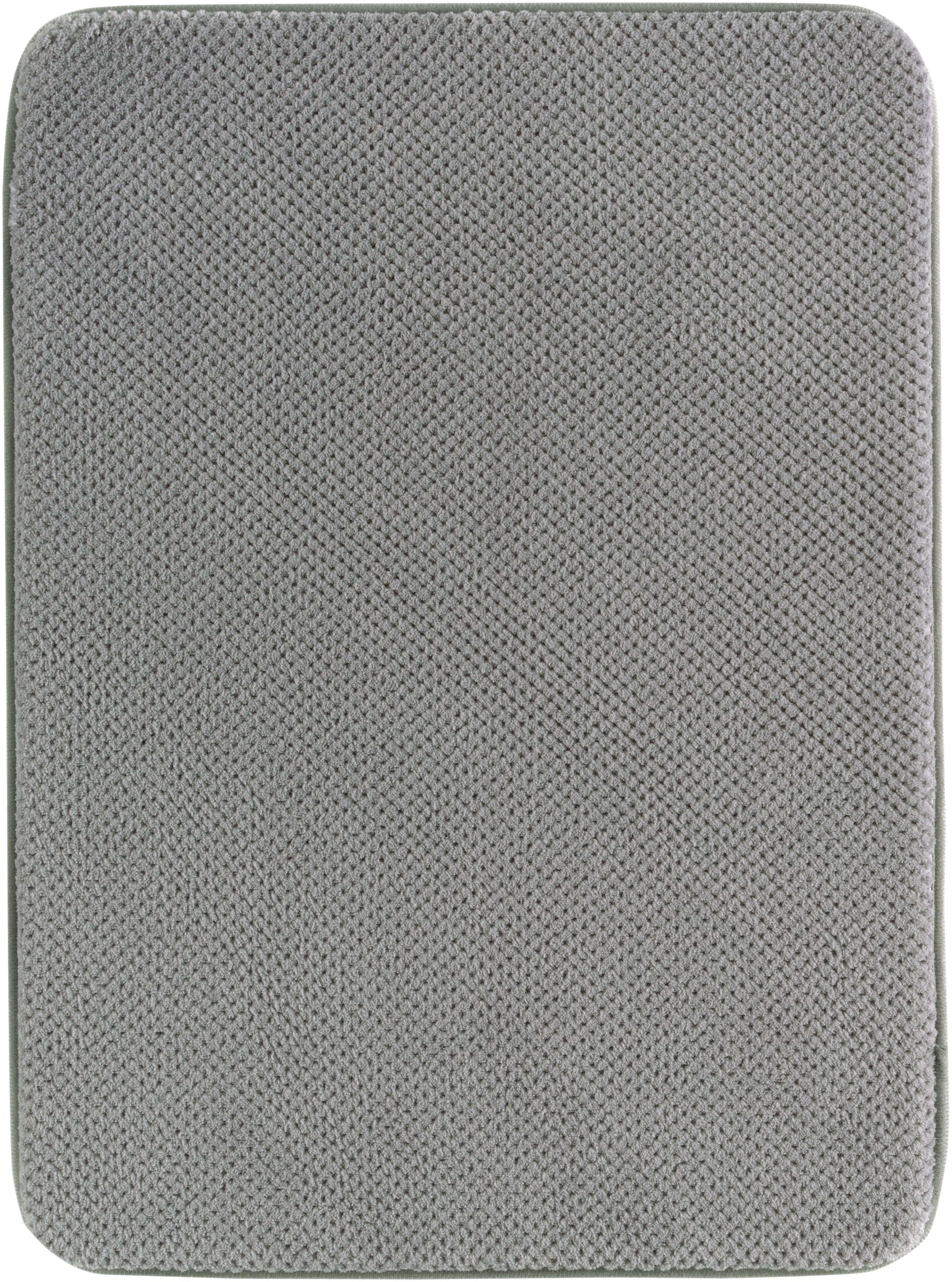 Mainstays Foam Bath Rug, Grey, 17" x 23.5"