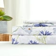 thumbnail image 2 of EnvioHome 100% Cotton Bed Sheets, 4 Piece - Cool & Crisp Cotton Percale King Size Bed Sheets - Lavender, 2 of 8