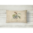 thumbnail image 2 of Carolines Treasures 8483PW1216 Palm Tree Canvas Fabric Decorative Pillow, 12H x16W, multicolor, 2 of 3