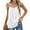 White, variant on MRULIC tank top for women Womens Summer Tank Tops Adjustable Spaghetti Strap Camisole Sleeveless Chiffon Tops Womens tank tops Black   L