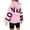 Pink, variant on Elvqul Womens Sweatshirts Graphic Plus Size Hoodies Pullover Long Sleeve Tops for Women Soft