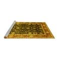thumbnail image 2 of Ahgly Company Machine Washable Indoor Rectangle Oriental Yellow Industrial Area Rugs, 8' x 12', 2 of 4