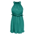 thumbnail image 3 of WILLBEST Vestido De Mujer Elegante Top De Verano Sin Mangas Con Ribete De Volantes Para Uso Diario Y Vacaciones Ideal Para Todas Las Estaciones Lavable A Máquina Y A Mano, 3 of 3