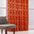 thumbnail image 5 of Camnix Vines Leaves Curtains Semi Blackout Curtains for Bedroom 78.7 inch Long 1 Panel Botanical Black Out Curtains for Living Room Window Drapes, 39.4Wx78.7L, 5 of 5