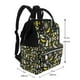 thumbnail image 2 of Disketp cartoon Skull spider web Mochila de Pañales de Gran Capacidad con Múltiples Bolsillos, Mochila de Viaje Multifuncional para Bebé, Unisex, Moderna y Resistente, 2 of 6