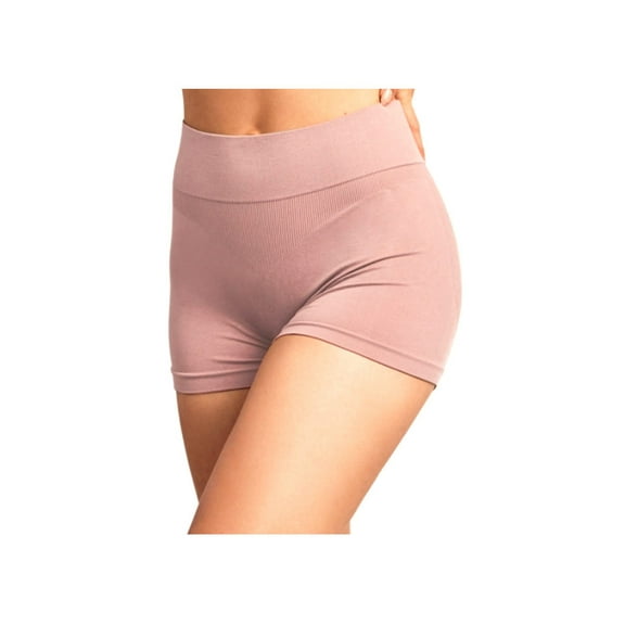 6Pk Seamless Boyshorts High Waist Womens Underwear Panties Boxer Briefs One Size