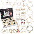 thumbnail image 1 of Te esperan momentos mágicos: calendario de Adviento de 24 días con pendientes, anillos y pulseras DIY ¡Ideal para ella estas fiestas!, 1 of 5
