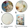 thumbnail image 3 of Designart "Meadow Calm Bliss Muted I" Floral & Botanical Floater Framed Wall Art Living Room, 3 of 7