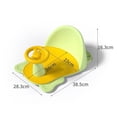 thumbnail image 4 of Asiento de baño para bebé, alfombrilla para asiento, bañera para sentarse para y niñas, bebés de 6 meses Verde Zulema Asiento de baño, 4 of 4
