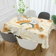 thumbnail image 2 of Yayeee Tablecloths 54" x 72" Rectangle Wrinkle Resistant Party Table Cover, Retro Rainbow, 2 of 8