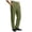 Olive Green, variant on SAWOBUUN Men's Dress Pants Elastic Waist Straight Leg Wrinkle-Resistant Loose Fit Business Office Casual Trousers