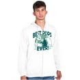 thumbnail image 5 of Popeye Best Pops Ever Thumbs Up Zip Hoodie Sweatshirt Men Brisco Brands M, 5 of 6