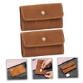 thumbnail image 3 of IFANLANDOR Lot de 2 Étui de Rangement pour Cartes Mémoire Protection PU Marron, 3 of 7