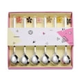 thumbnail image 1 of Coffee Gift Set - Multicolor Stainless Steel Cutlery Set - Christmas Spoon Fork Gift Set, 1 of 6