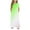 Green, variant on ATOGUTA Big Girls Dresses Short Sleeve Stretchy A-Line Sundress Casual Gradient Long Dresses Blue, Size 4-14 Years