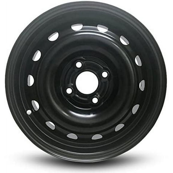 Wheel For 2003-2005 Saturn Ion 14 inch Black 4 Lug Steel Rim Fits R14 Tire
