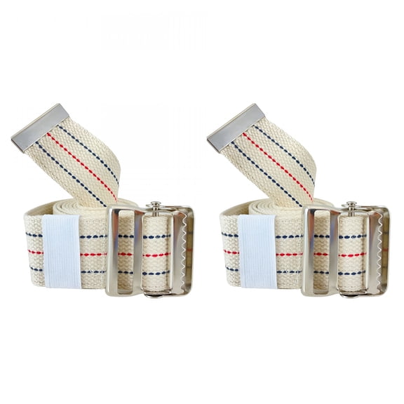 XIRQI 60 Inch Transfer And Walking Gait Belt with Metal Buckle And Belt Loop Holder Gate Belts for Elderly