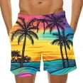 thumbnail image 5 of WRFWUL Men's Swim Trunks Quick Dry Bathing Suit Swimming Board Shorts Mesh Lining Hawaiian Beach Swimwear with Pockets, 5 of 5