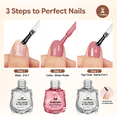 thumbnail image 4 of Morovan 7 Pcs Neutral Nude Pink Nail Polish Set, Soak Off Nail Polish Kit with 2 IN 1 Base and Top Coat, Fall Winter DIY Home Salon Manicure Gift for Women & Girls, 4 of 9