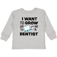 thumbnail image 3 of Inktastic I Want To Grow up To Be a Dentist Boys or Girls Long Sleeve Toddler T-Shirt, 3 of 5