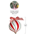 thumbnail image 3 of Ornativity Peppermint Candy Ornament Set – Christmas Candy Cane Shatterproof Candy Balls Hanging Ornaments for Indoor or Outdoor Christmas Tree – 1 Dozen, 3 of 8