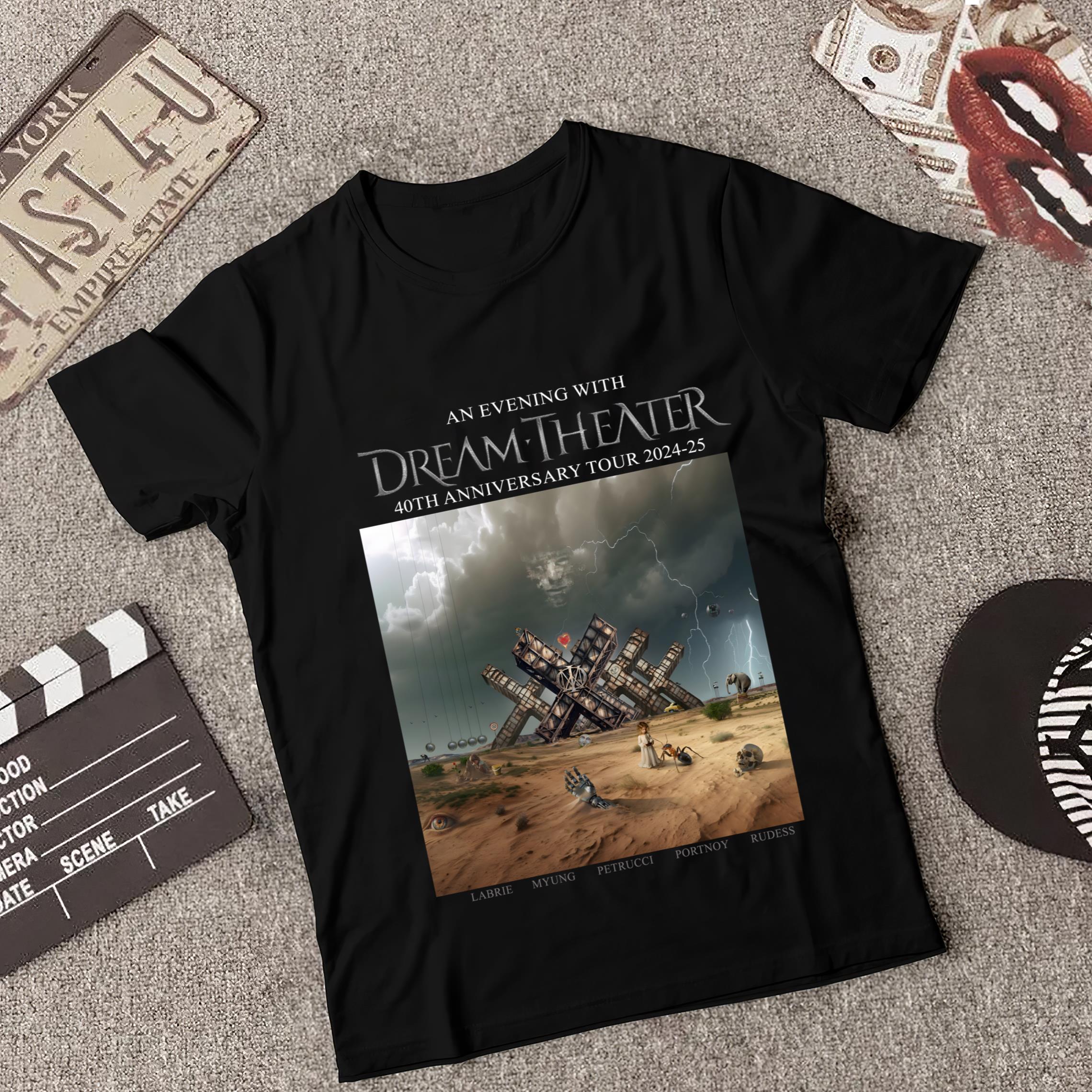 Dream Theater, 40周年ツアー記念Tシャツ 40th Anniversary Logo Tour