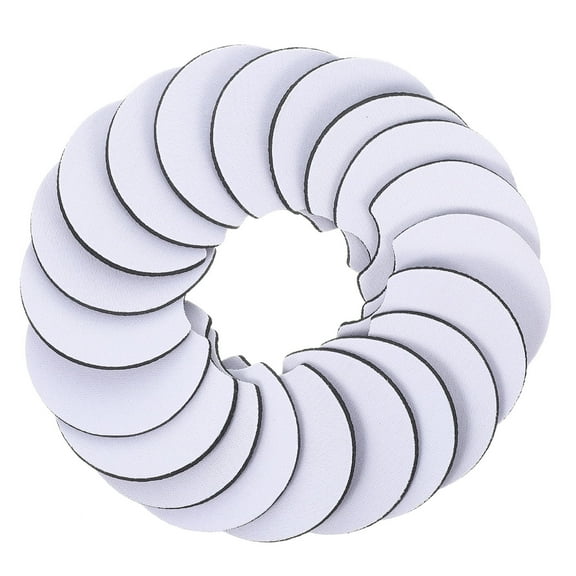 SEWCHICS Sublimation Cup Coasters Neoprene 20Set for Heat Transfer and Table Protection