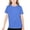 Blue, variant on CYRBOKO Girls Athletic T-Shirts, Quick-dry Casual Summer Short Sleeve Girl's Sportswear White Size 14-16 T