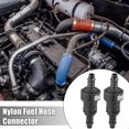 thumbnail image 2 of Unique Bargains 2pcs Fuel Line Quick Connect Straight Hose Adapter Connector 11.80mm ID8mm Nylon Tube, 2 of 6