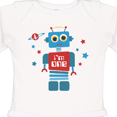 thumbnail image 4 of Inktastic Robot 1st Birthday Boys Long Sleeve Baby Bodysuit, 4 of 5