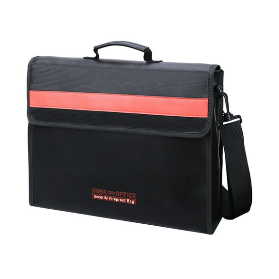 witspace Fireproof Document Bag with Waterproof Zipper, Insulated Fire Water Proof Money Pouch,Fireproof Envelopes for Cash,Fire Proof Bag for Important Documents, Valuables