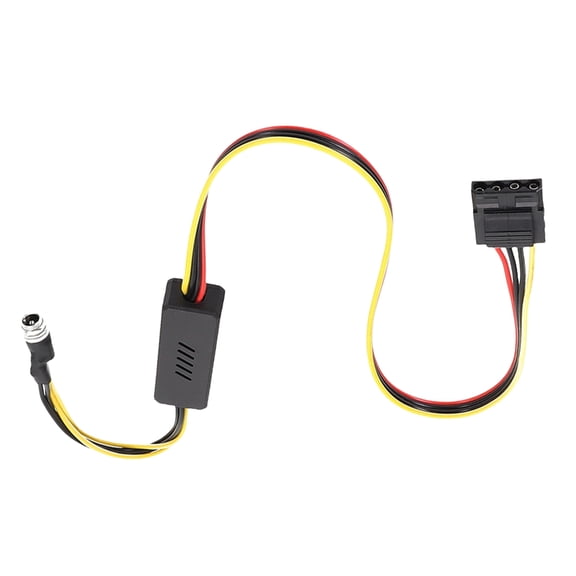 AOOOWER 5525 To Molex 4Pin Hard Drive Cord 12V To 5V Step Down Hard Disk Power Adapter Converters Cable for Hard Drive Disk HDD