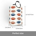 thumbnail image 3 of LNWH American Football Print Art Pattern Laundry Basket, 50L Large Capacity Foldable Laundry Hamper, 3 of 6