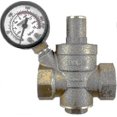 thumbnail image 1 of Water Pressure Regulator Brass - Adjustable Pressure Reducer Valve W Gauge 3/4", And Inlet Screened Filter Dn20 Brass Water Pressure Reducer With, 1 of 4