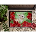 thumbnail image 3 of Carolines Treasures CK1345MAT Chihuahua Leg up Poinsettas Door Mat Indoor Rug or Outdoor Welcome Mat 18x27 Doormat  27"L, 3 of 4
